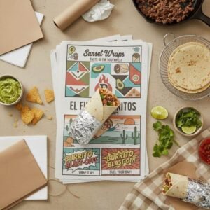 Custom Burrito Wrapping Paper