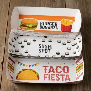 Custom Paper Food Trays
