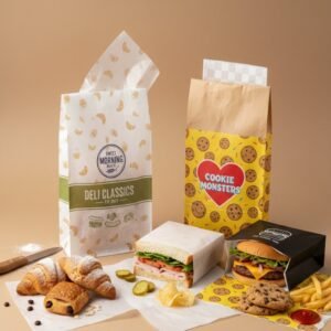 Custom Wax Paper Bags